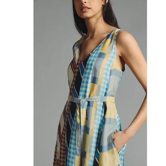 New Anthropologie Hope for Flowers by Tracy Reese Sleeveless Asymmetrical Dress - Picture 2 of 5